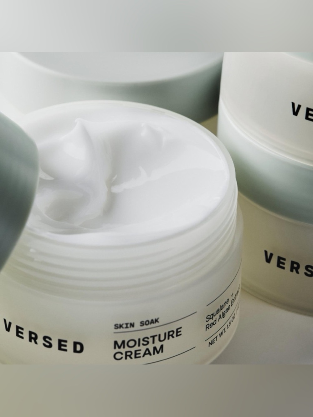 VERSED Skin Soak Moisture Cream 1.5 oz Squalane + Red Algae Hydrating Face Cream - Picture 5 of 5